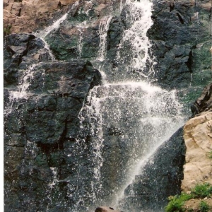 Naturalist Basin Waterfall, High Uinta Wilderness, Utah