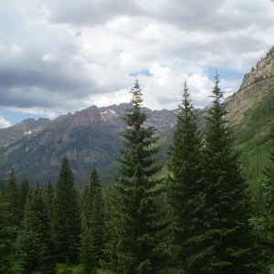 Storm Clouds over Valecitos Creek, Weminuche Wilderness, Co