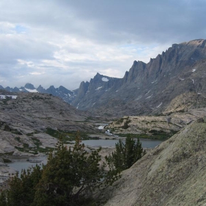 Grandpa at Titcomb Basin, Bridger Wilderness, Wyoming