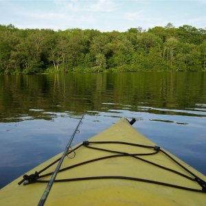 First evening out in the new kayak