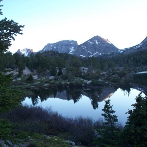 Early Morning Quiet, Skull Lake, Wind River Range, Wyoming