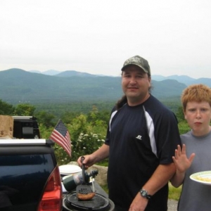Tailgating on Bear Notch Road off the Kancamagus Highway, White Mountain National Forest, NH