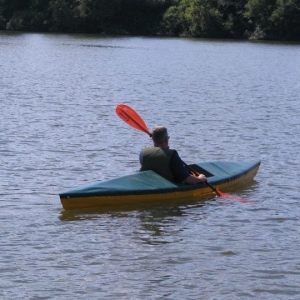 Paddle is a little too short. Next item of business is to carve out a Greenland-style paddle