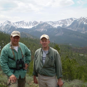 From Sawmill over the top at the head of Big Gulch, Lemhi Range, Idaho