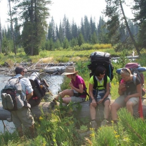 pumping water after a stream crossing