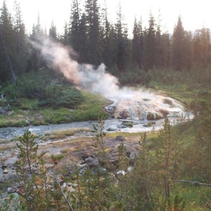 nice geothermal area enroute to Mr Bubbly