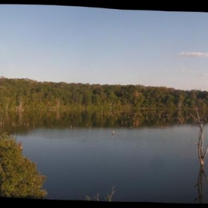 A view of the lake from Rea Bridge