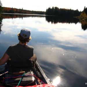 Bog River and Lows Lake, entering the lake