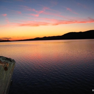 Sunset from first campsite