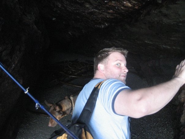 Gualala: exploring the cave