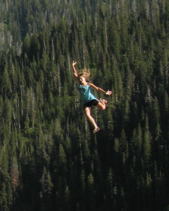 My grand niece learning to fly