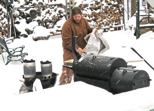 still smokin, even in 8 inches of snow