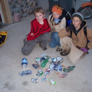 Cub scout three mile dayhike with emphasis on cleaning trails.